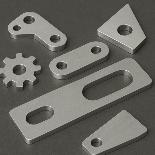 Stainless Steel 316#4 Brushed Custom Laser Cut